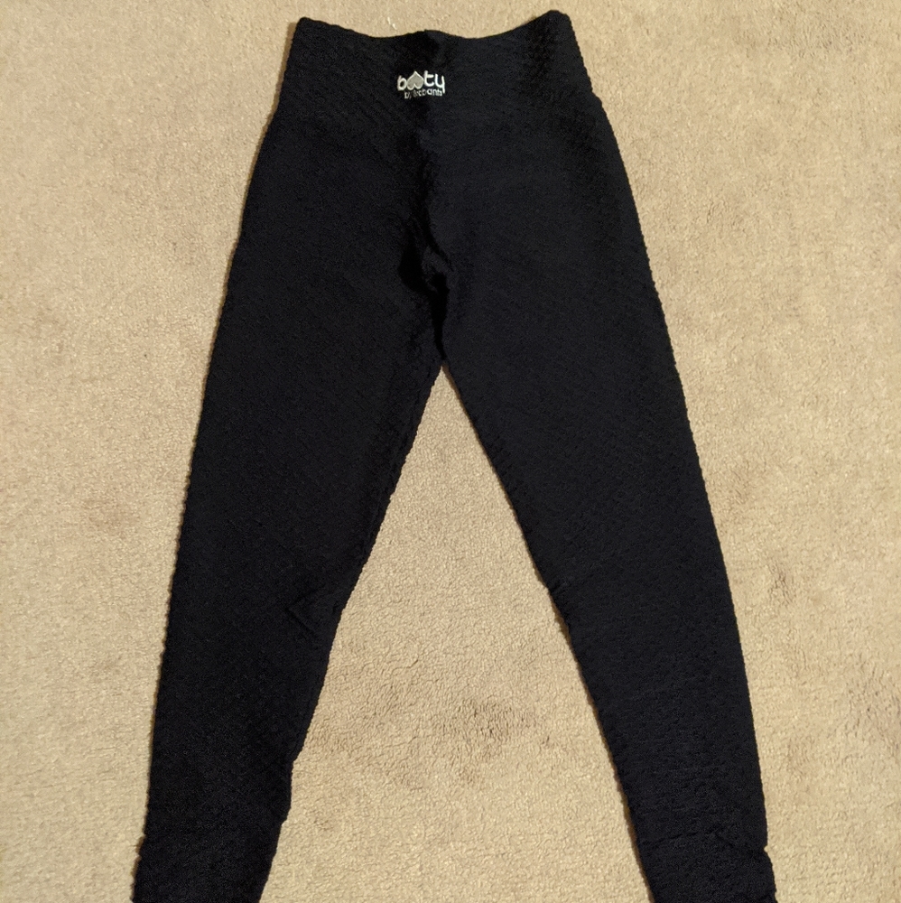 Black Croco Skin full length leggings BBB